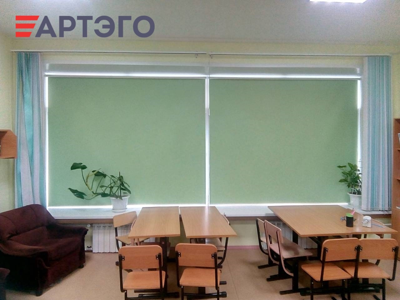 Рулонные шторы с тканью Натали BO